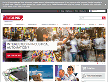 Tablet Screenshot of flexlink.com